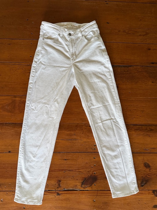 American Eagle Outfitters Denim - American Eagle White High-Waist Mom Jeans